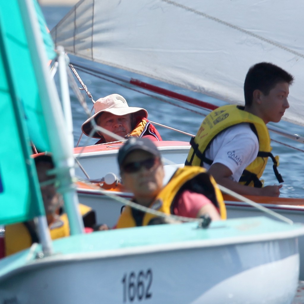 Dicing for position at the top mark - Manly Sailability Australia Day Regatta © Crosbie Lorimer http://www.crosbielorimer.com